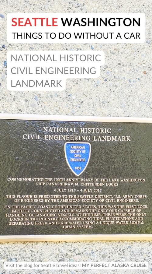 ballard locks national historic civil engineering landmark in seattle