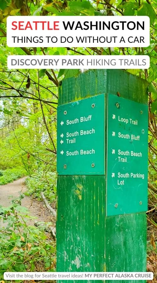 discovery park hiking trails. walking in seattle. best hiking in seattle