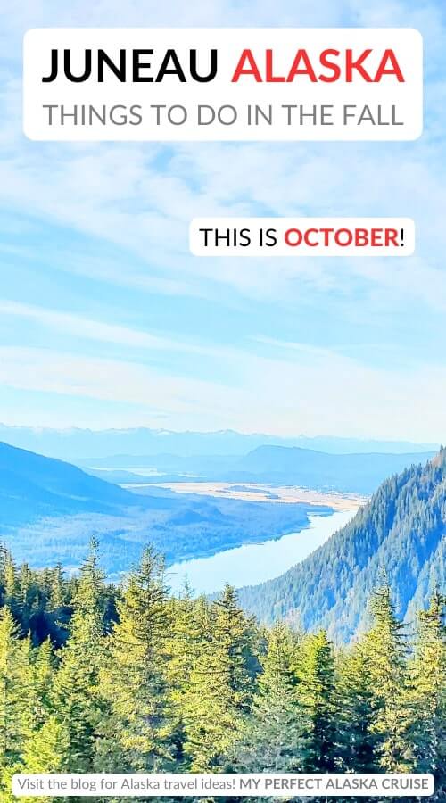 juneau alaska in october things to do: trail from mount roberts tram