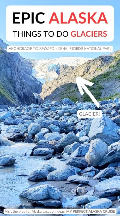 exit glacier. best alaska glaciers. in seward. kenai fjords national park glacier without a tour.