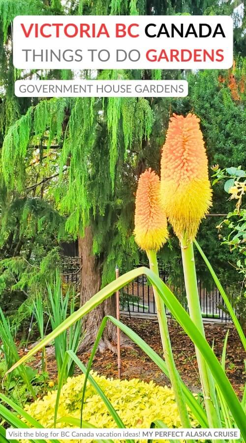 government house garden walk. victoria bc gardens