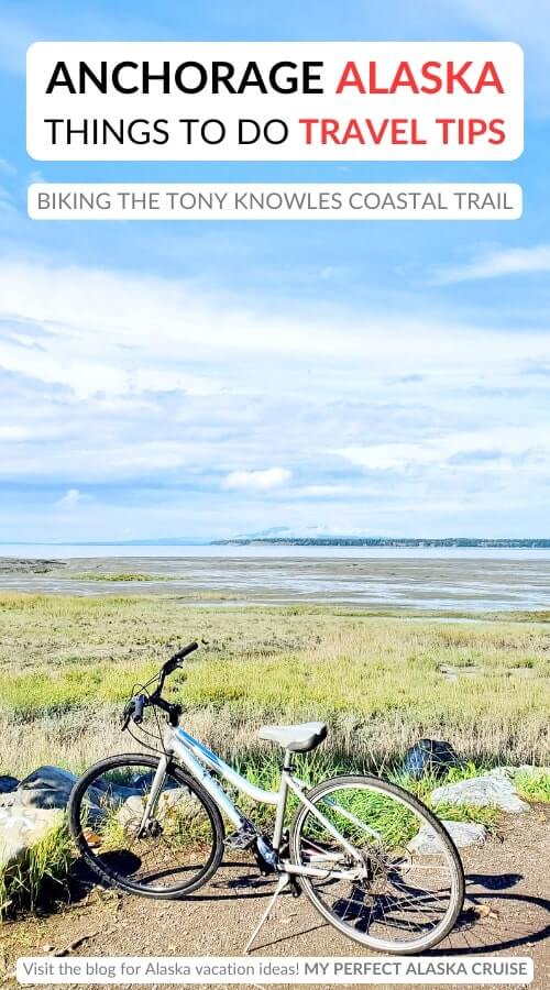downtown anchorage without a car. biking anchorage tony knowles coastal trail.