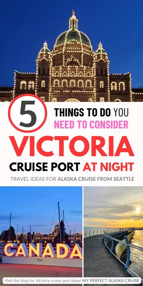 victoria cruise port at night things to do