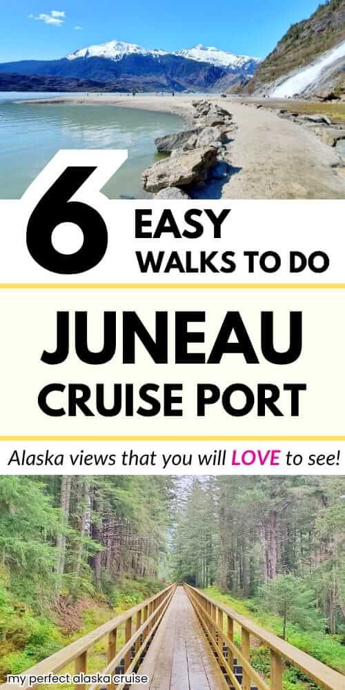 walking in juneau cruise port. easy things to do in juneau on your own for free and on a budget