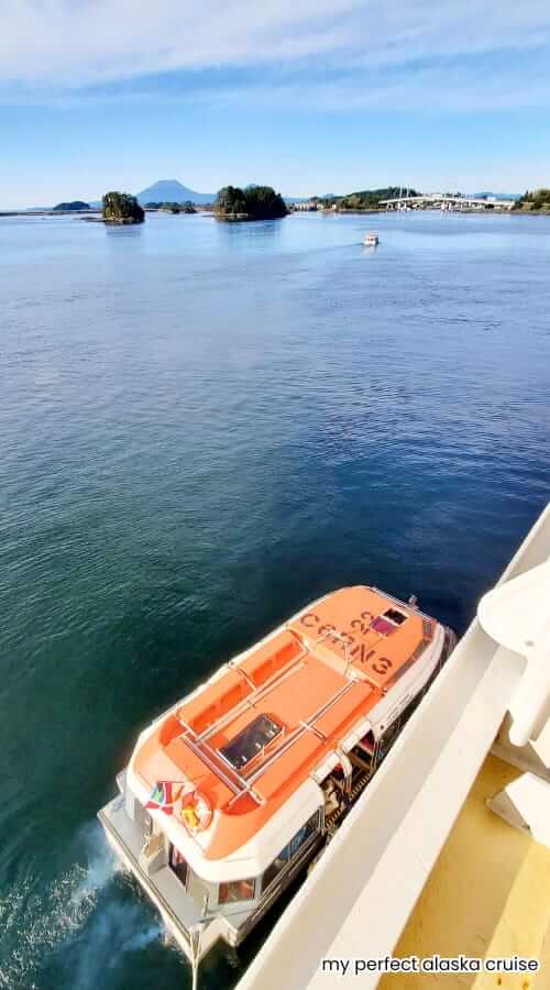 ncl cruise tender boat in alaska